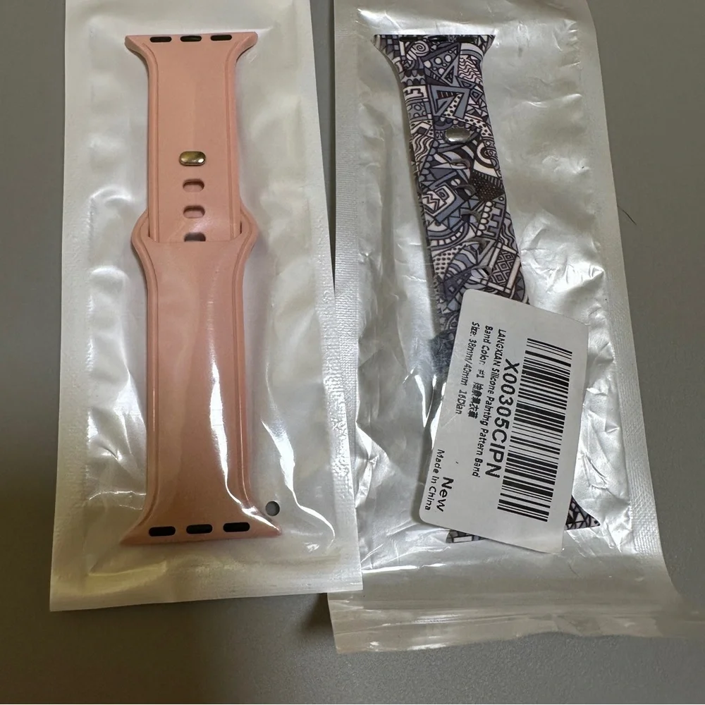 Pink and Patterned Wearable Bands